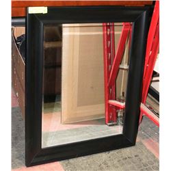 BLACK FRAMED MIRROR