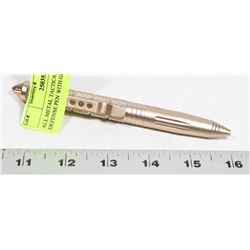 ALL METAL TACTICAL SELF DEFENSE PEN WITH GLASS