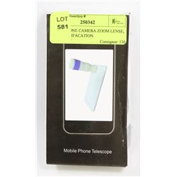 CELL PHONE CAMERA ZOOM LENSE, 8X MAGNIFACATION