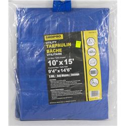NEW UTILITY TARPAULIN 10' X 15'