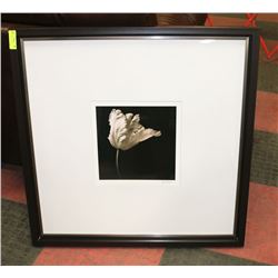 LARGE FRAMED MATTED FLOWER PICTURE