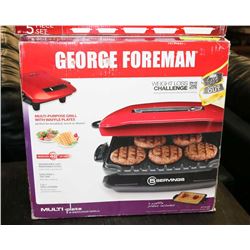 GEORGE FOREMAN 2-IN-1 GRILL W/PANINI &