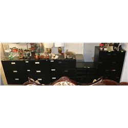 GROUP OF 6 PROSOURCE ASSORTED SIZE FILING CABINETS