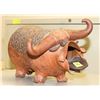 Image 1 : CERAMIC BULL ORNAMENT