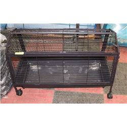PET CAGE ON WHEELS.