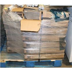 PALLET OF CHEVRON WOOD WALL BOARD