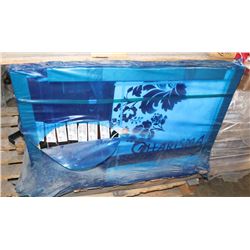 PALLET OF WHITE ORCHID FLOOR TILE