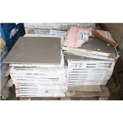 PALLET OF 24"X24" GREY TILE