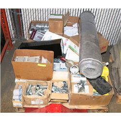 PALLET OF ELECTRICAL/CONSTRUCTION MATERIALS