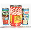Image 1 : LOT OF 3 TINKER TOY CANISTERS FROM 1960S