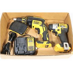 BOX W/DEWALT DCF620 CORDLESS 20V LI-ION