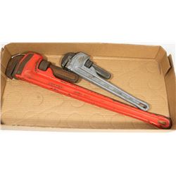 FLAT WITH RIDGID 24 IN. HEAVY DUTY PIPE