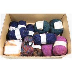 ASSORTED 100% WOOL FLAT