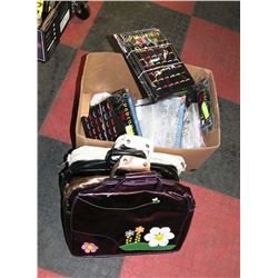 BOX OF ASSORTED PURSES