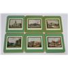 Image 1 : SET OF SHERATON BRITISH HISTORIC SITE COASTER