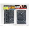 Image 1 : 2 NEW STAR WARS FOOD GRADE SILICONE ICE CUBE