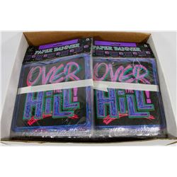 FLAT OF OVER THE HILL BIRTHDAY BANNERS