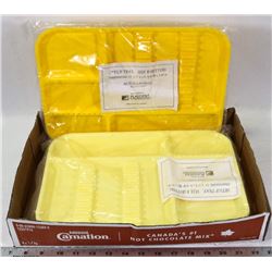 LOT OF 3 NEW PLASDENT SET-UP TRAYS