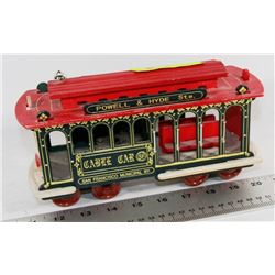 VINTAGE POWELL & HYDE STS CABLE CAR DECORATION