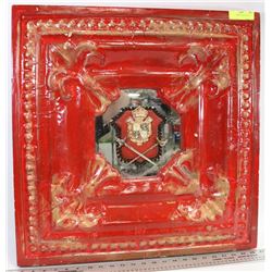 COAT OF ARMS WALL PLAQUE,