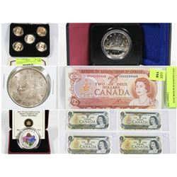 FEATURED COINS AND BANKNOTES