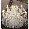 Image 1 : Maria Theresa Style Chandelier With Trailing Crystal