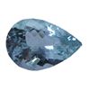 Image 2 : 6.3 C 16.1x10.6 Mm Natural Light Blue Aquamarine Pear Cut