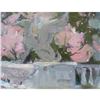 Image 3 : ORIGINAL OIL PAINTING Plein Air Evening Seascape Rosy blooming Spring sunset