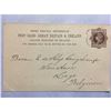 Image 2 : 1890 London Original Postmarked Handwritten Post Card