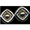 Image 1 : Signed Christian Dior Rhodium Clip-on Earrings