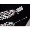 Image 3 : Fabulous, Multi Strand White Rice Pearl Choker / Necklace