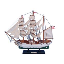 Wooden Danmark Tall Model Ship 14"