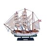 Image 1 : Wooden Danmark Tall Model Ship 14"