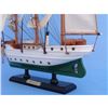 Image 4 : Wooden Danmark Tall Model Ship 14"