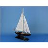 Image 3 : Wooden Endeavour Model Sailboat Decoration 16"