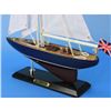 Image 7 : Wooden Endeavour Model Sailboat Decoration 16"