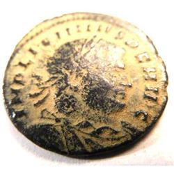 Ancient Bronze Radiate of Emperor Licinius I (308-324 A.D.)