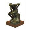 Image 1 : Rodin Thinker Symbol of Philosophy Bronze Sculpture Hot Cast Marble Base Figure