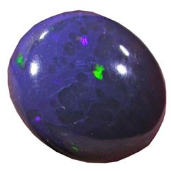 8.6 cts Australian Lightning Ridge Blue Black Opal