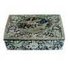 Image 2 : Mother Of Pearl Inlaid Box_ Lacquer Ware Inlaid Business Card Case