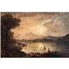 Image 5 : Victorian Scottish Romantic Loch Scene - Figures Washing Laundry Loch