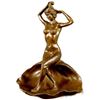 Image 1 : Signed Brines Hand Crafted Jewelry Tray Bronze Sculpture Statue Figurine Decor