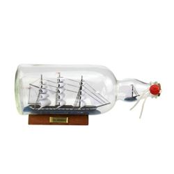 USS Constitution Model Ship in a Glass Bottle 11"