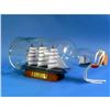 Image 4 : USS Constitution Model Ship in a Glass Bottle 11"