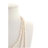 Image 2 : Designer White Fresh Water Pearl Strand Necklace