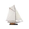 Image 1 : Wooden Columbia Model Sailboat Decoration 60"