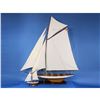 Image 2 : Wooden Columbia Model Sailboat Decoration 60"