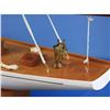 Image 7 : Wooden Columbia Model Sailboat Decoration 60"