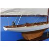 Image 9 : Wooden Columbia Model Sailboat Decoration 60"