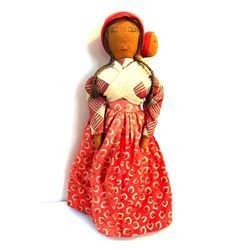 Vintage Handmade Cherokee Indian Cloth Doll